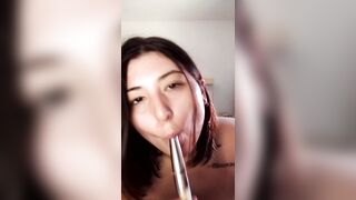 Argentinian girl fuck dildo