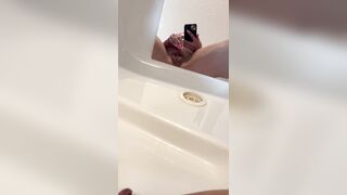 BBW stepmom MILF plays with lovense lush sex toy in private session close up POV