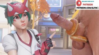 Kiriko And Amazing Donut Hentai Story | Best Overwatch Hentai 4k 60fps