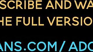 Trailer - Big cumshot on soles after handjob!