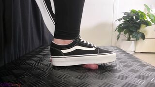 Vans Girl Hard Stomping, Full Weight Trampling - Trample, Bootjob, Ballbusting, CBT, Shoejob, Stomp, Shoes