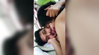 Sexy cute indian teen French kiss