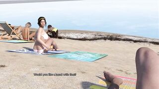 The Adventurous Couple: Sexy girls on nude beach ep 90