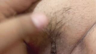 Shaving my milf filipina wife's pussy