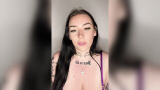 British teen talks dirty in her new lingerie