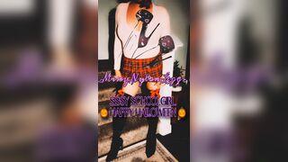 MissyNylonLeggs - Sissy Schoolgirl Happy Halloween ????