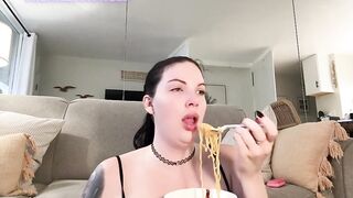 Sneezing While Eating Noodles